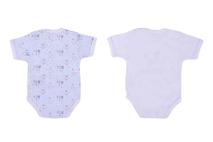 ELLEPI Body in Cotone Leggero per il Tuo Bambino, Fantasia Variabile, Confezione 2 Pz - Cassaniti