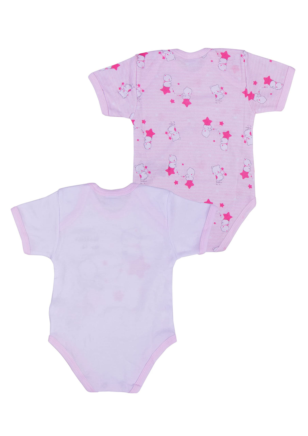 ELLEPI Body in Cotone Leggero per il Tuo Bambino, Fantasia Variabile, Confezione 2 Pz - Cassaniti