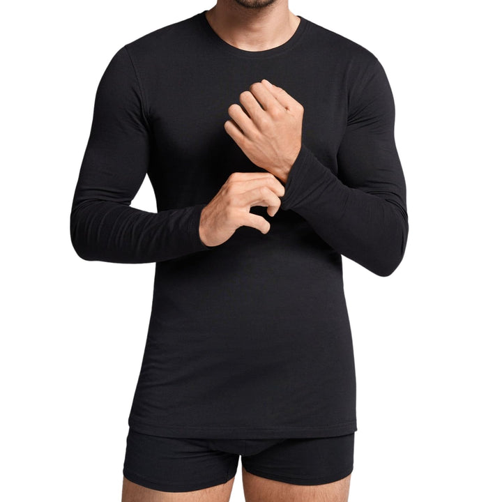 NAVIGARE 3 Maglia uomo intima caldo cotone maniche lunghe Girocollo art. 113 - Cassaniti