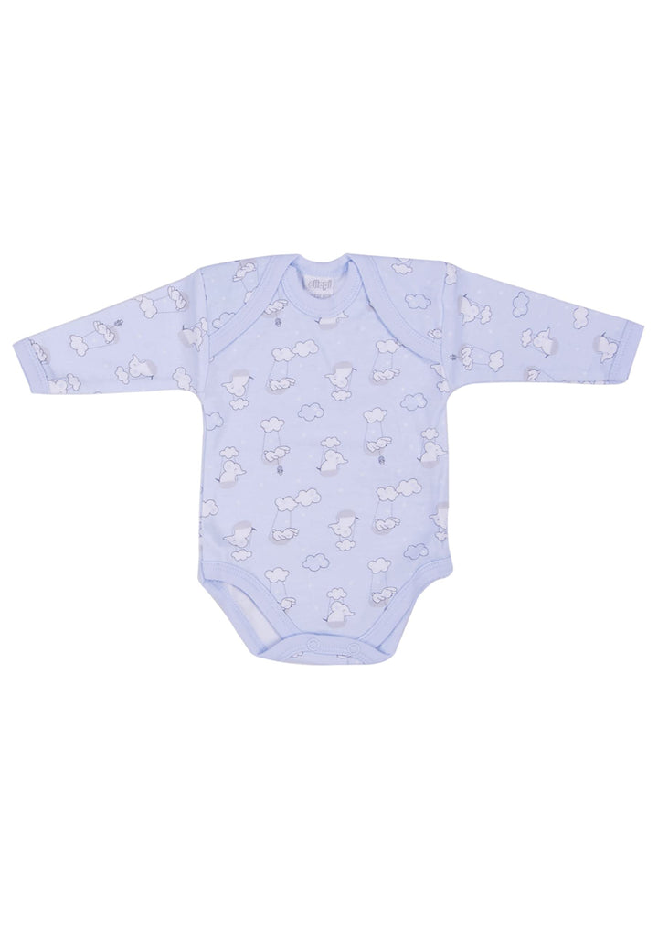 ELLEPI Body Manica Lunga Caldo Cotone Garzato Pesante Neonato Americano Confezione 2 Pz - Cassaniti