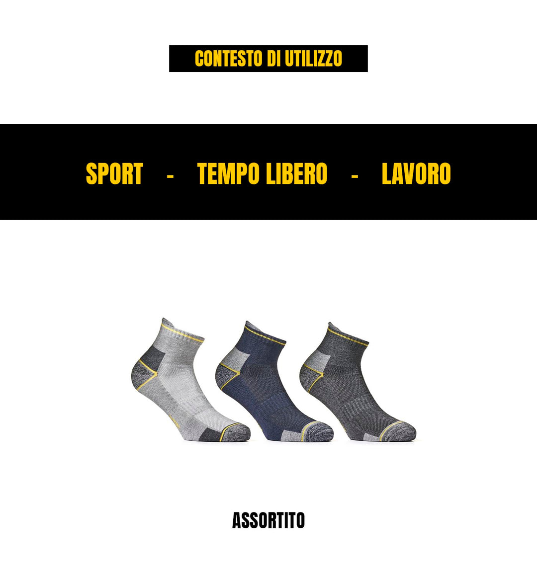 WRK Calza cortissima Anti-Infortunistica art.04 - Cassaniti