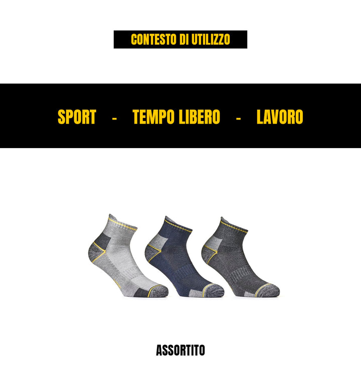 WRK Calza cortissima Anti-Infortunistica art.04 - Cassaniti