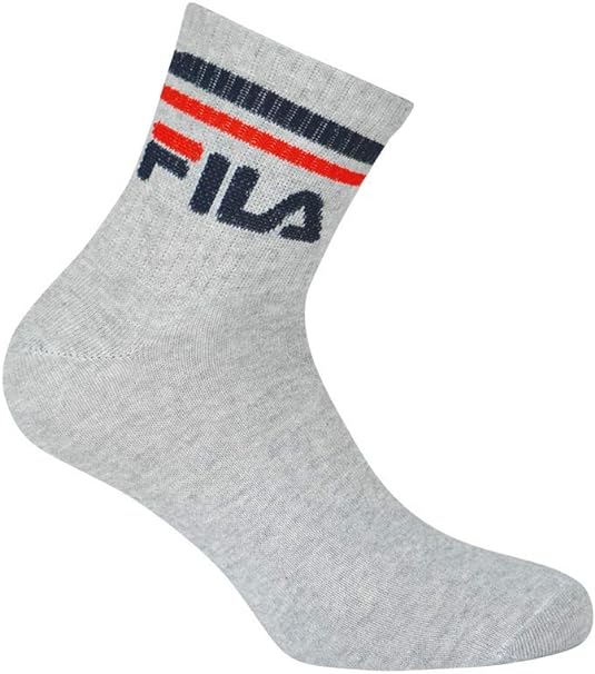 FILA 6 Paia calzini sneakers BIMBO, calza unisex, spugna sportiva art. 8338
