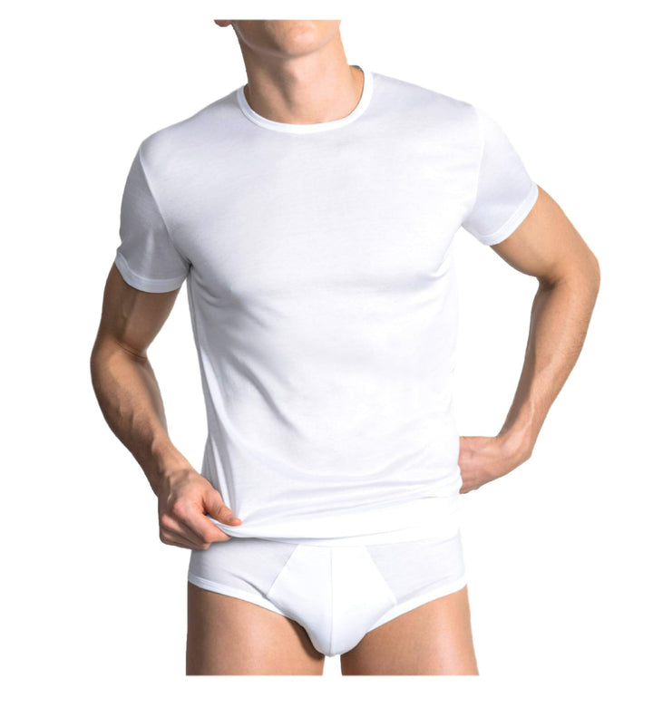 LIABEL 3 Maglie Intima Uomo Girocollo in Cotone Pettinato  03828/1023