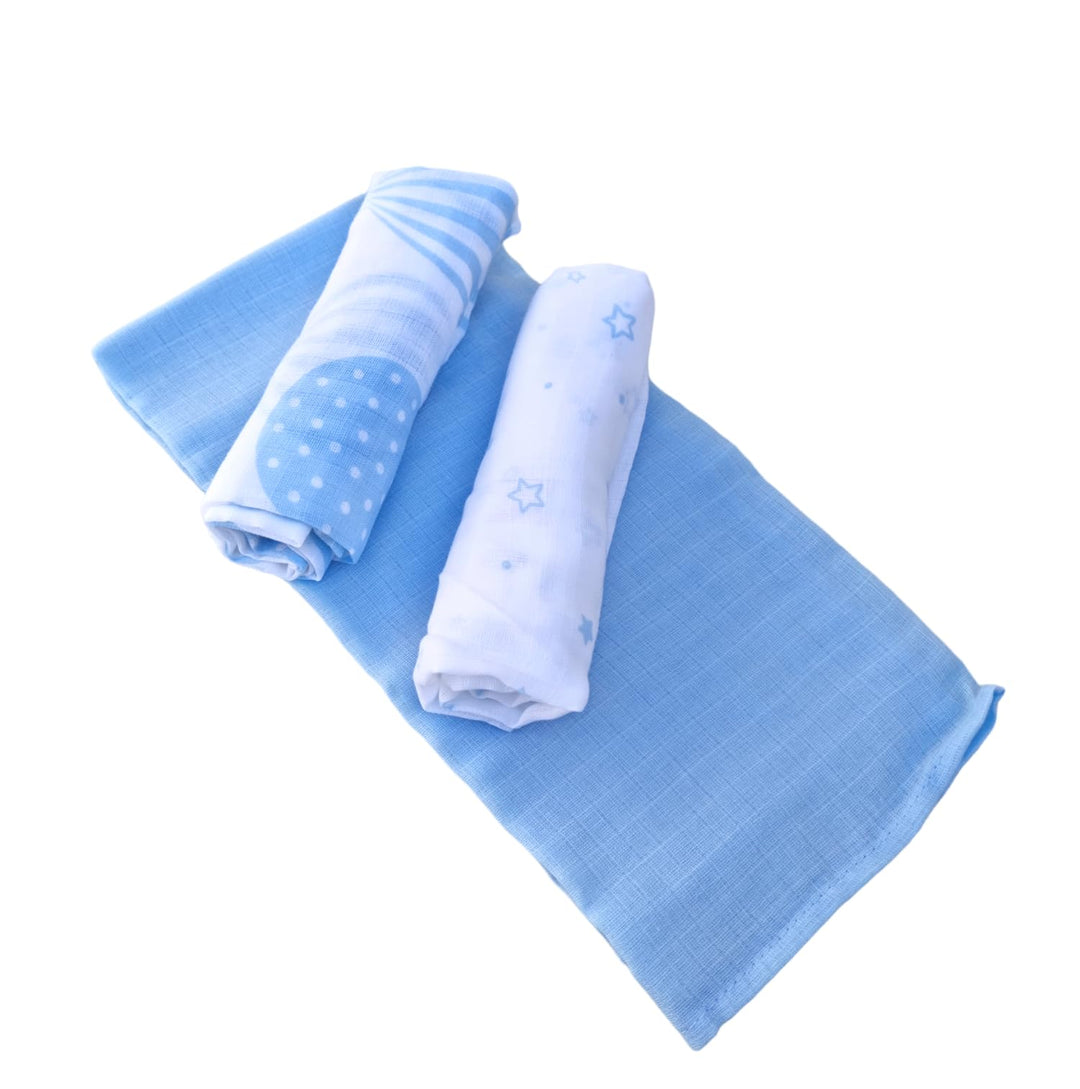 ELLEPI Mussole Neonato in Cotone e Bamboo - Set Completo per Nascita e Bagnetto - Cassaniti