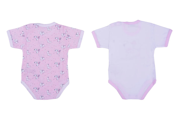 ELLEPI Body in Cotone Leggero per il Tuo Bambino, Fantasia Variabile, Confezione 2 Pz - Cassaniti