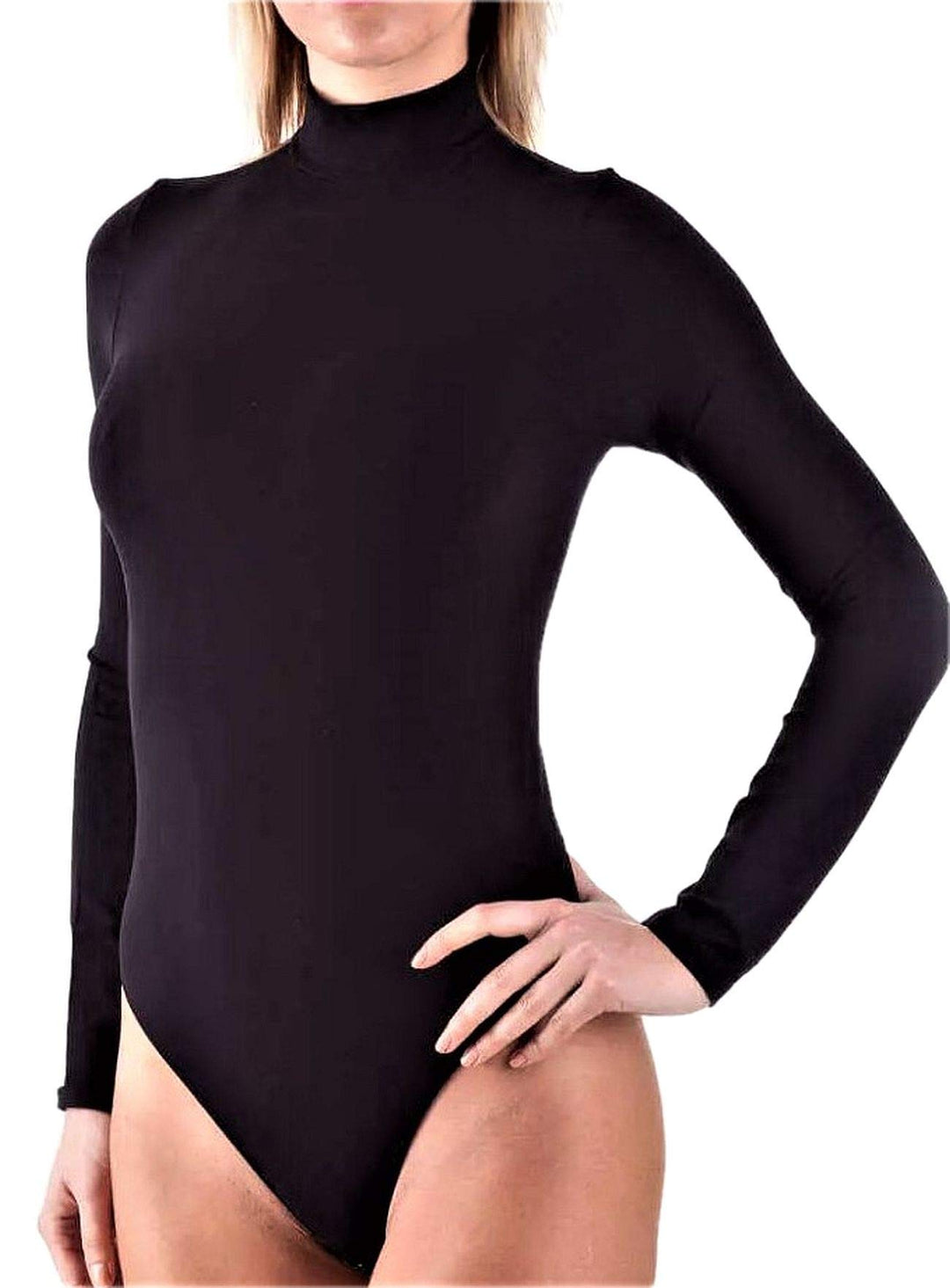 BELLISSIMA Body Lupetto Donna Manica Lunga Elasticizzato Art. 095