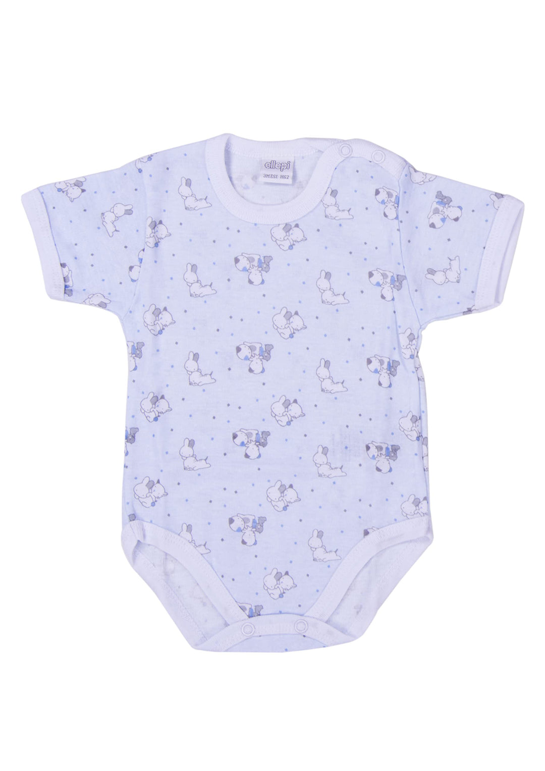 ELLEPI Body in Cotone Leggero per il Tuo Bambino, Fantasia Variabile, Confezione 2 Pz - Cassaniti