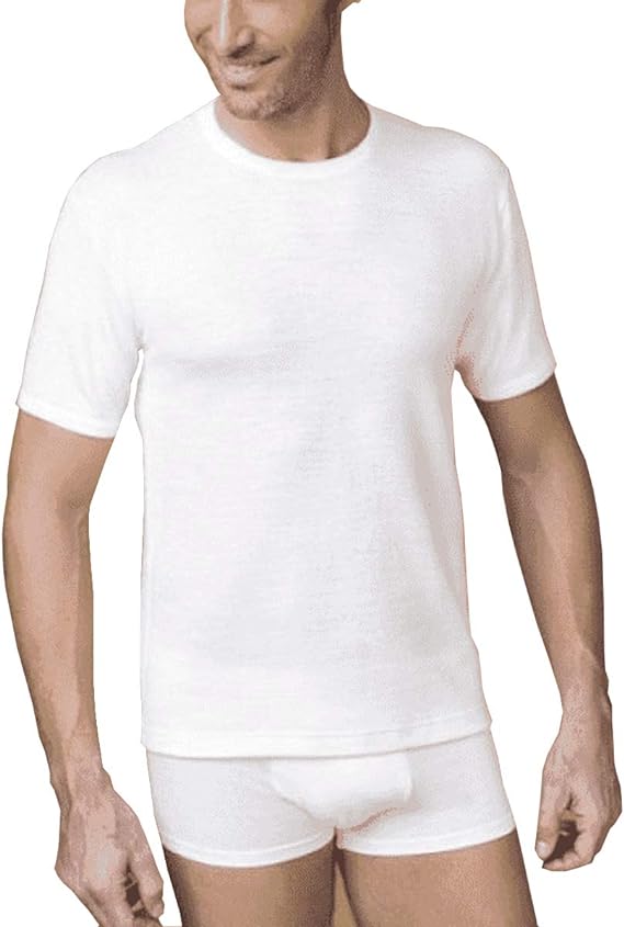 NOTTINGHAM 3/6 T-shirt uomo girocollo lana cotone art. TM18 - Cassaniti