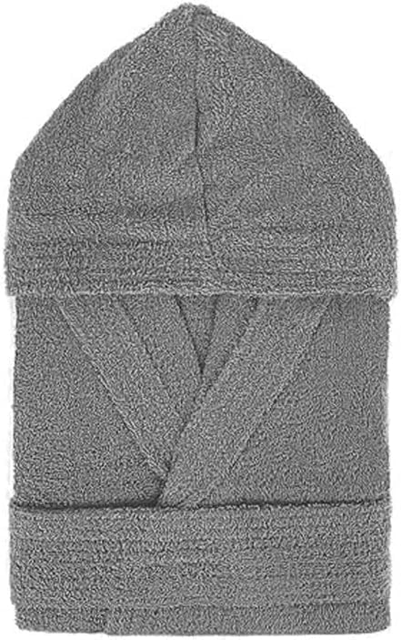 KUVEE Accappatoio 100% Spugna 380 gr Calibrato Uomo Donna Con Cappuccio