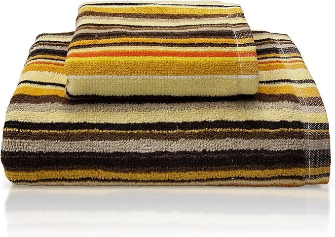 SOMMARUGA Coppia di asciugamani in spugna cinigliata (ospite+asciugamano)