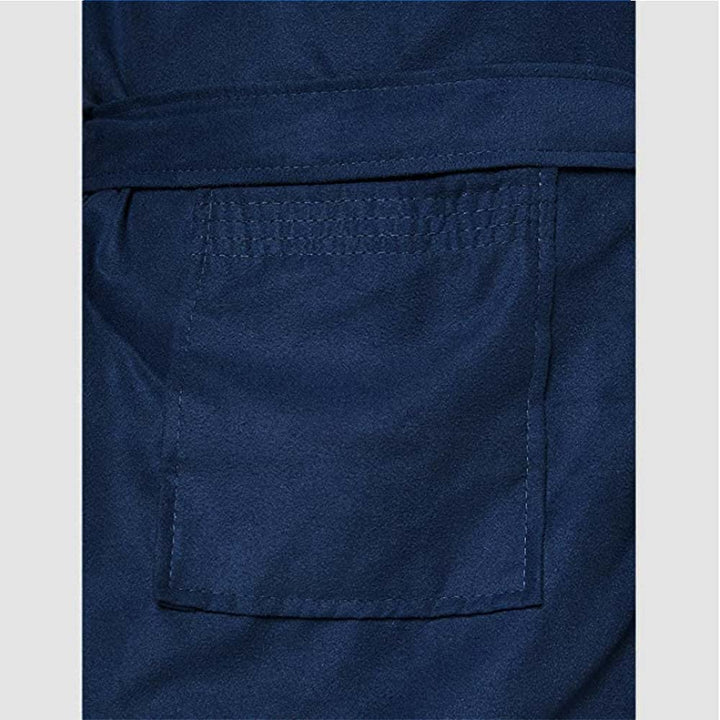 Accappatoio Microfibra Calibrato Uomo Con Cappuccio