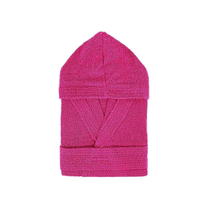 KUVEE Accappatoio 100% Spugna 380 gr Calibrato Uomo Donna Con Cappuccio