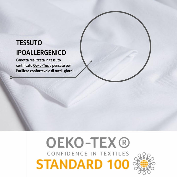 NAVIGARE 3 Maglia uomo intima caldo cotone maniche lunghe Girocollo art. 113 - Cassaniti