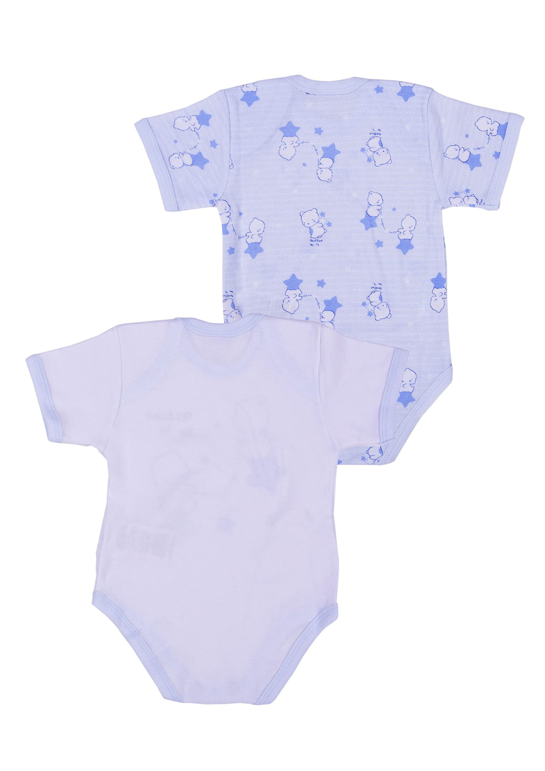 ELLEPI Body in Cotone Leggero per il Tuo Bambino, Fantasia Variabile, Confezione 2 Pz - Cassaniti