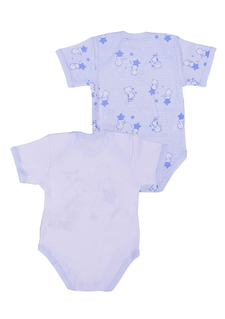 ELLEPI Body in Cotone Leggero per il Tuo Bambino, Fantasia Variabile, Confezione 2 Pz - Cassaniti