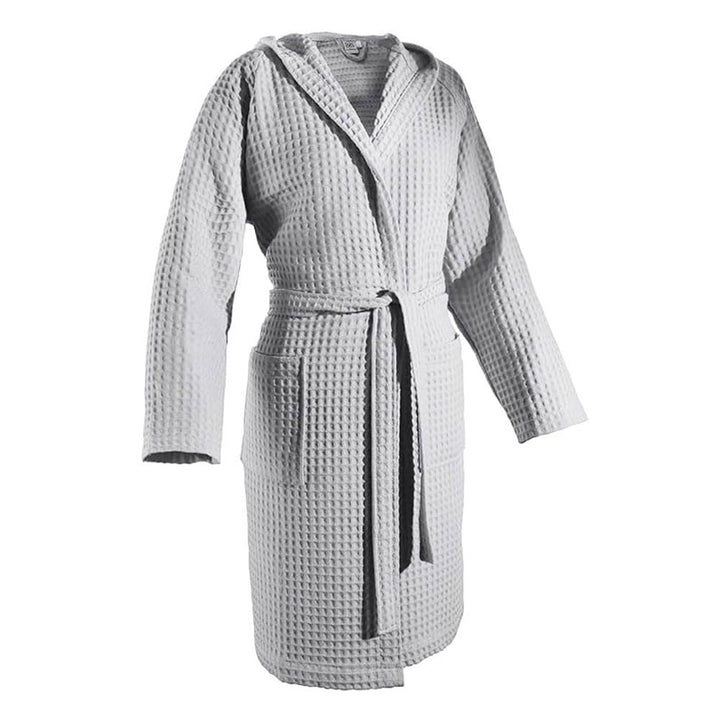 Accappatoio nido d'ape in cotone con cintura girovita