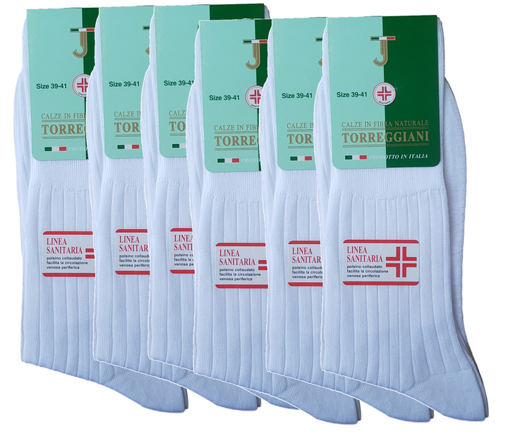 TORREGGIANI 6 Calza uomo sanitaria corta 100% filo scozia art. 248 - Cassaniti