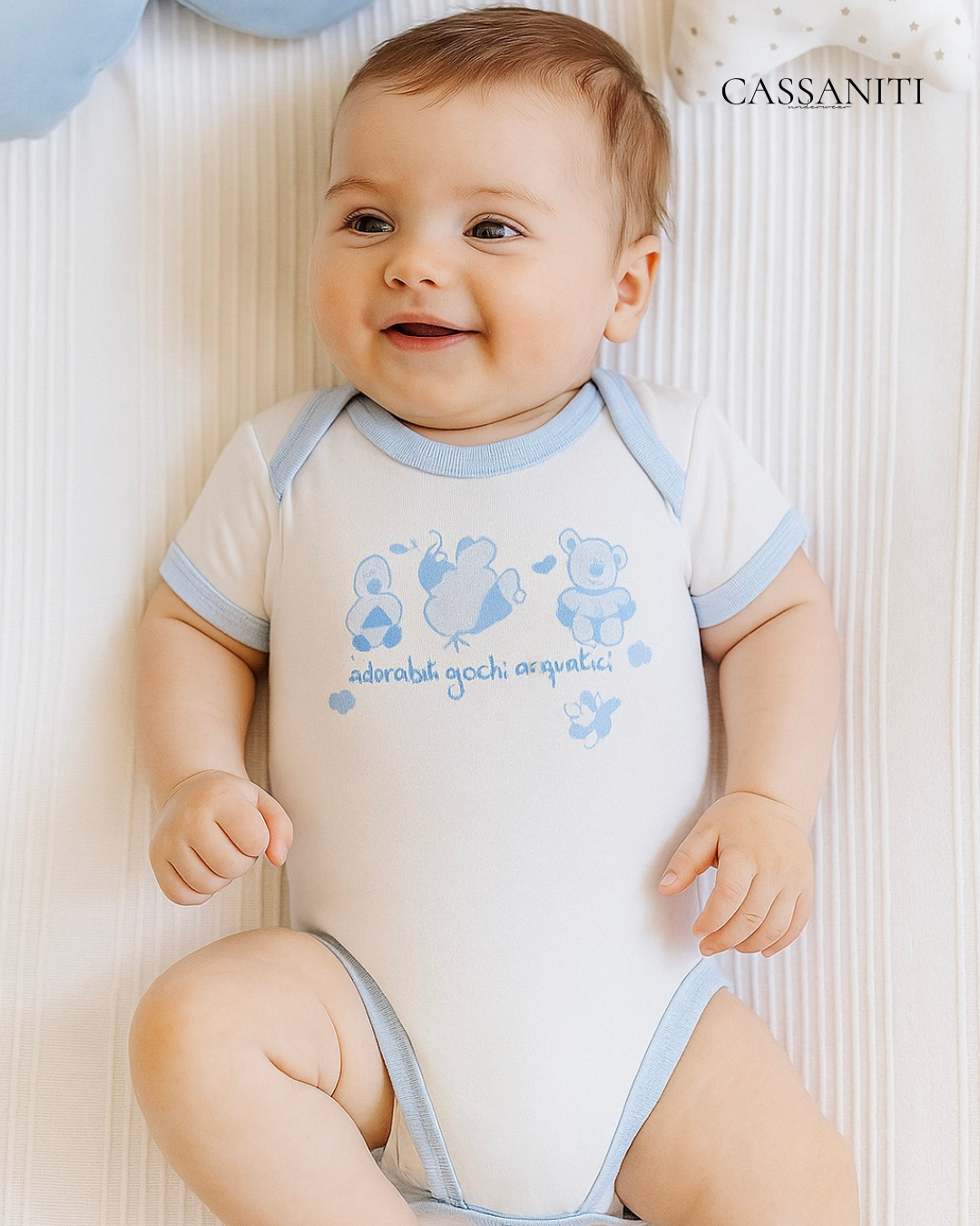 ELLEPI Body Mezza Manica Neonato Cotone Confezione 2 Pz