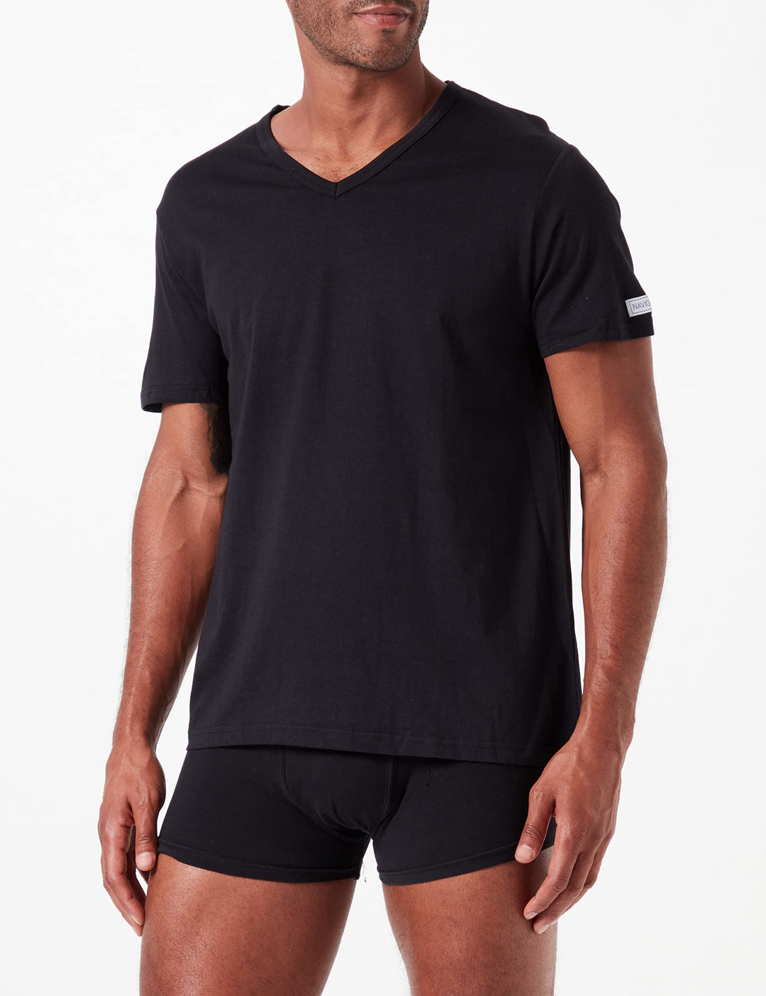 NAVIGARE 3 Maglietta uomo intima scollo a V art. 512 - Cassaniti