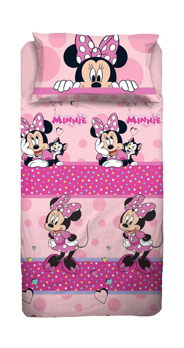 DISNEY-MARVEL Completo Letto Singolo Lenzuolo Sopra Lenzuolo Con Angoli Federa 100% Cotone
