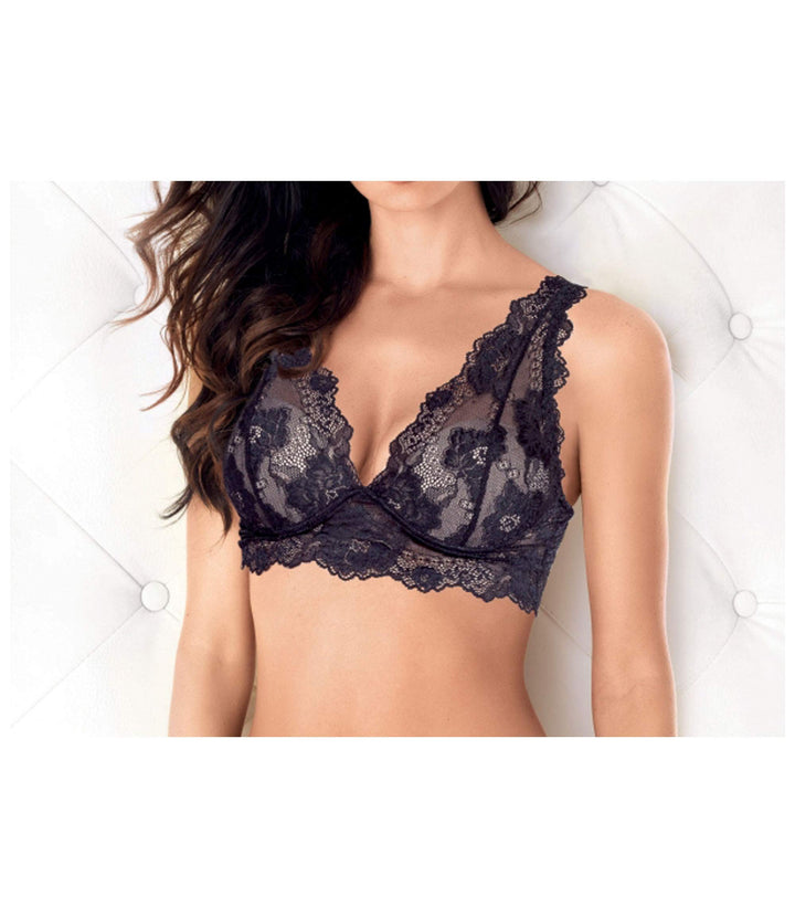 LORMAR Reggiseno Push Up Gem Bralette Pizzo