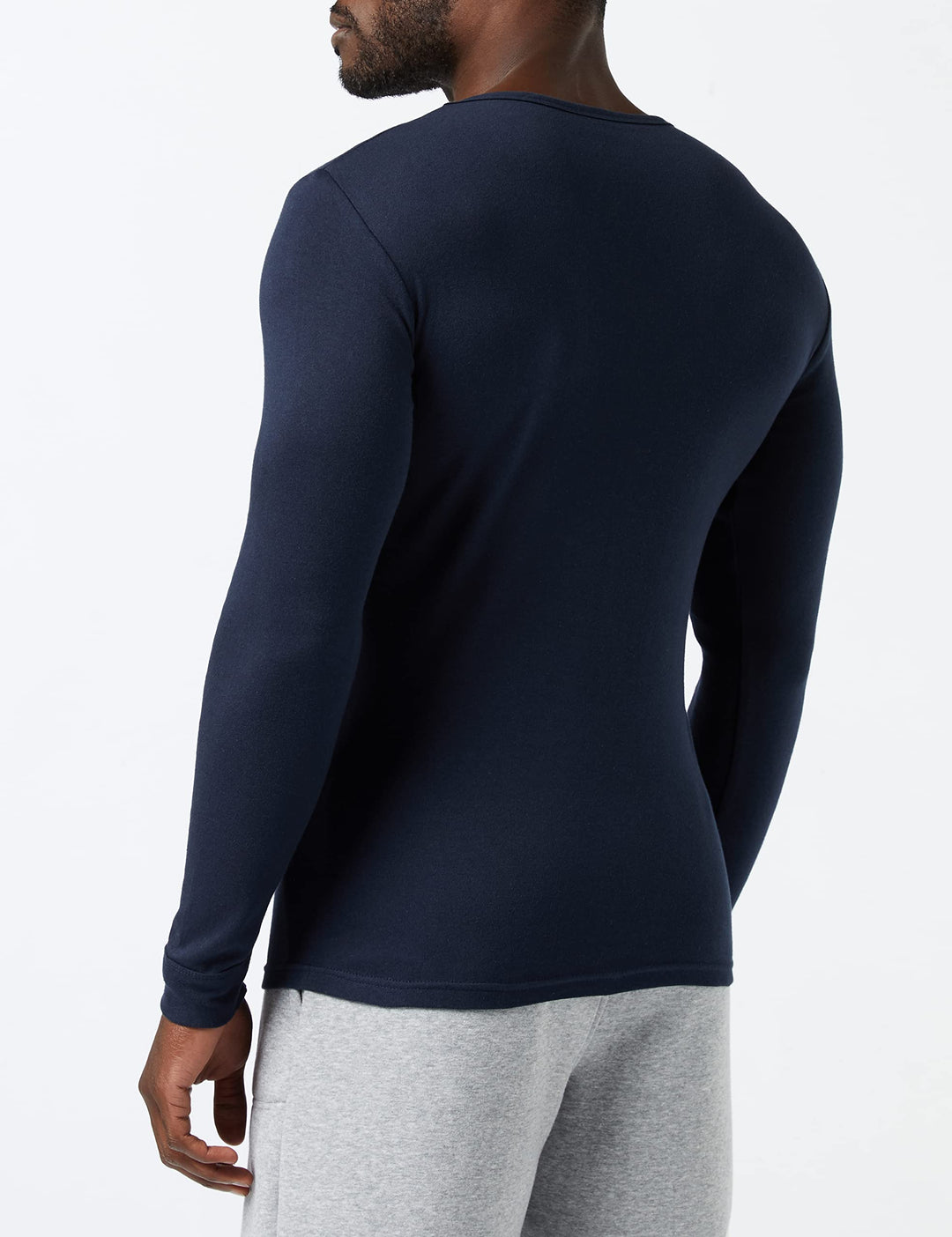 NAVIGARE 3 Maglia uomo intima caldo cotone maniche lunghe scollo a V art. 114 - Cassaniti