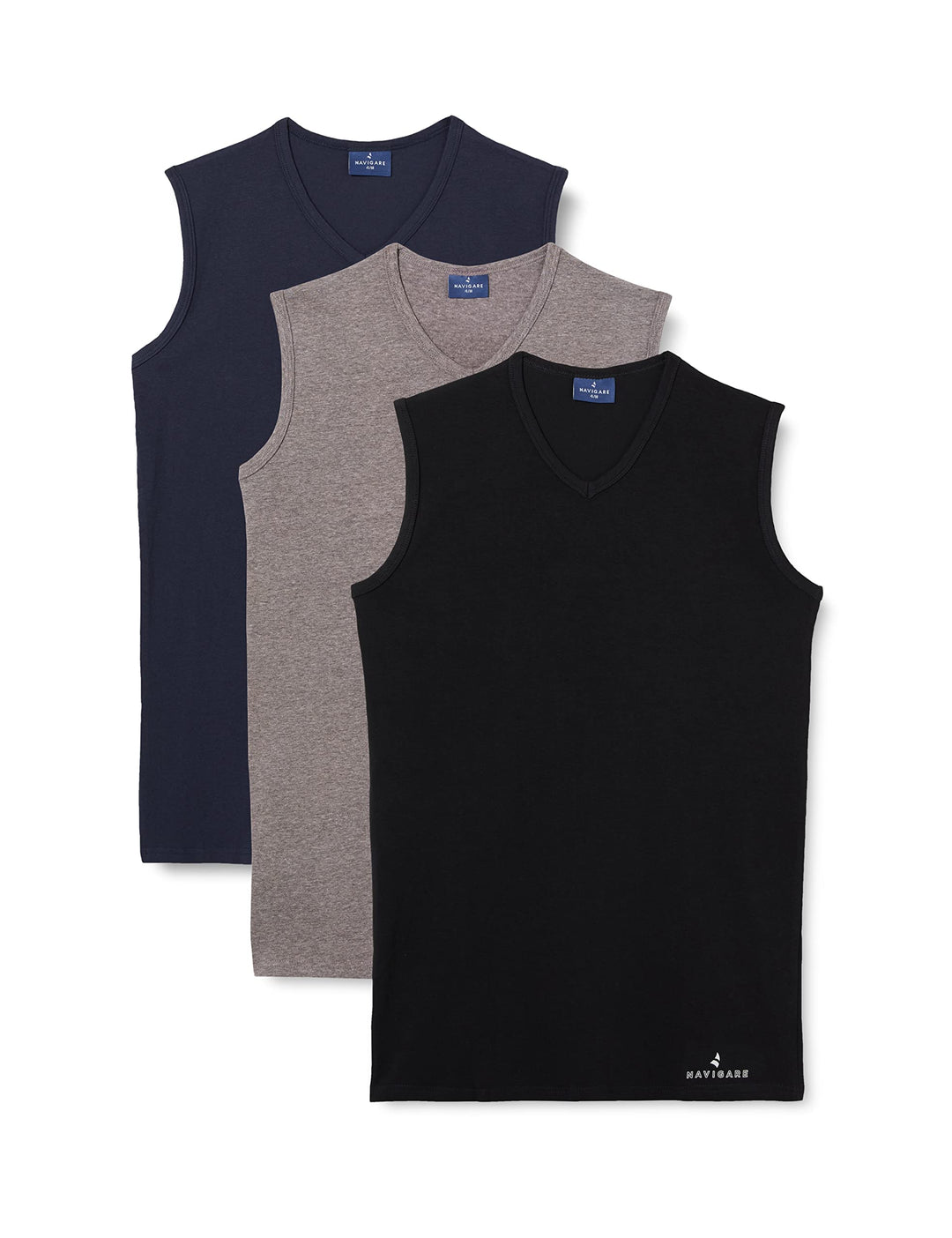 NAVIGARE 3 Canottiera uomo spalla larga elasticizzata art. 575 - Cassaniti