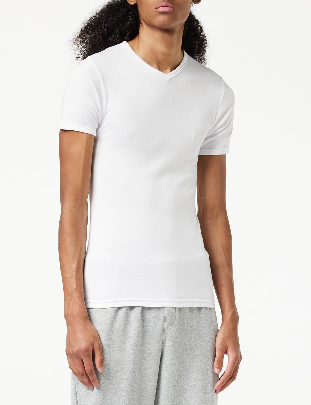 NAVIGARE 3 T-shirt uomo scollo a V caldo cotone art. 112 - Cassaniti