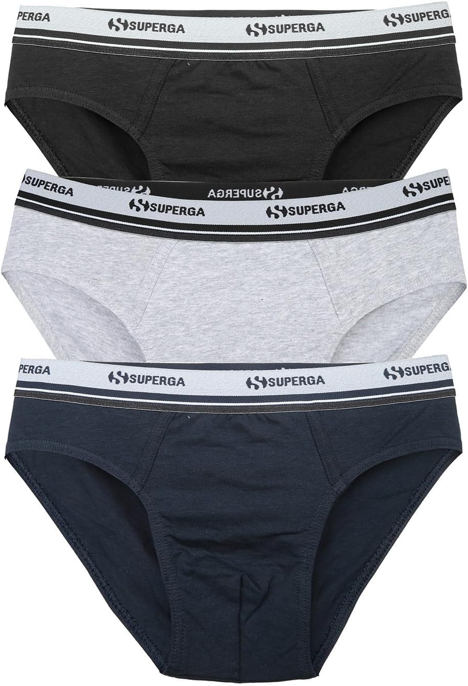 SUPERGA 6 Slip Uomo in Cotone Elasticizzato Art. 357