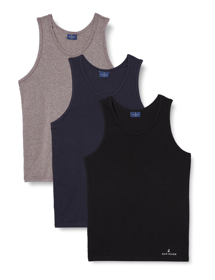 NAVIGARE 3 Canottiera uomo cotone bielastico art. 572 - Cassaniti