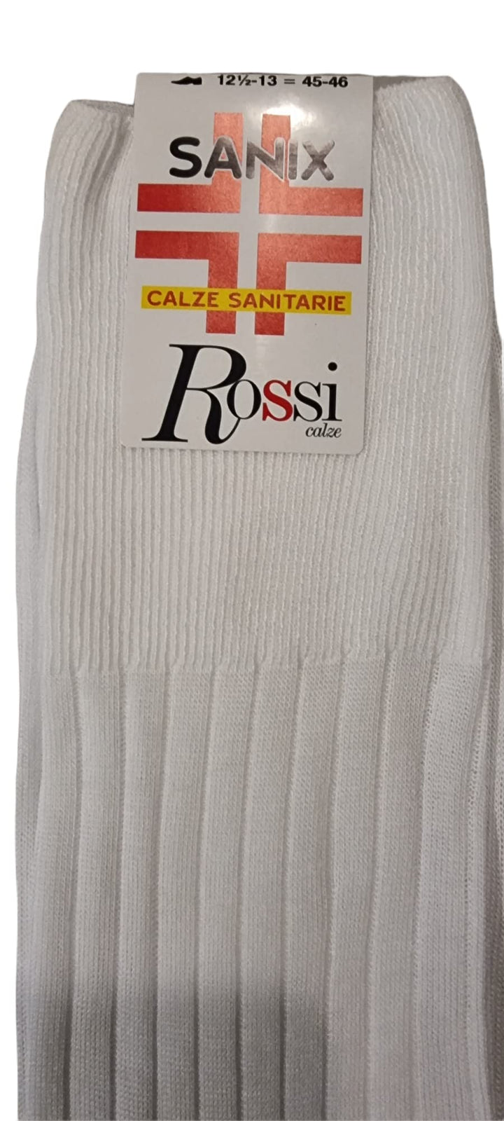 ROSSI 6 Calza uomo lunga sanitaria 100% filo scozia elastico relax art. 200 - Cassaniti