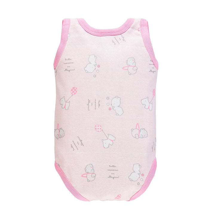 ELLEPI Body Spalla Larga Neonato Senza Maniche 100% Cotone, Confezione 2 Pz - Cassaniti