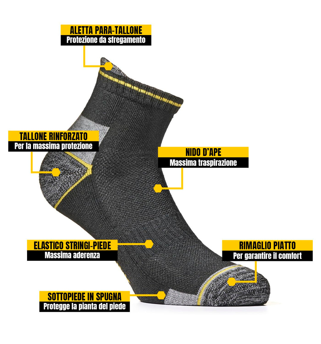 WRK Calza cortissima Anti-Infortunistica art.04 - Cassaniti