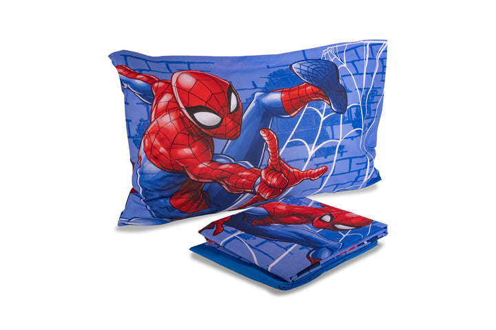 DISNEY-MARVEL Completo Letto Singolo Lenzuolo Sopra Lenzuolo Con Angoli Federa 100% Cotone