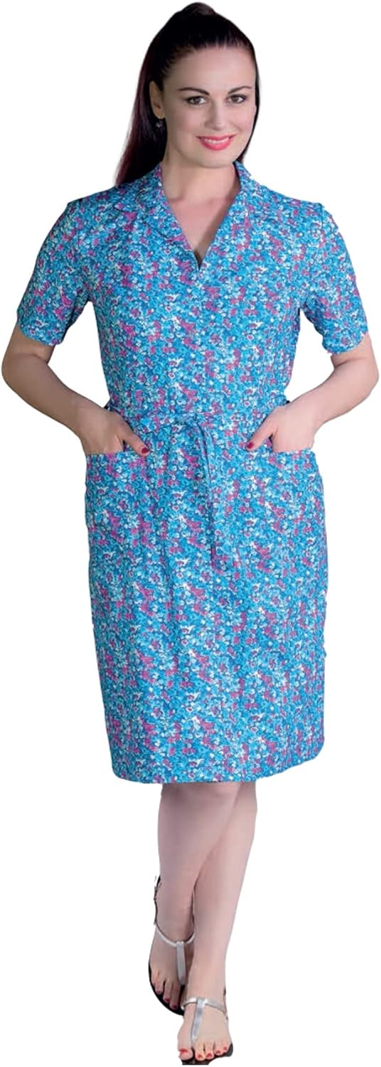 AERTRE Grembiule Copriabito Donna Lungo Mezza Manica Art. Nizza