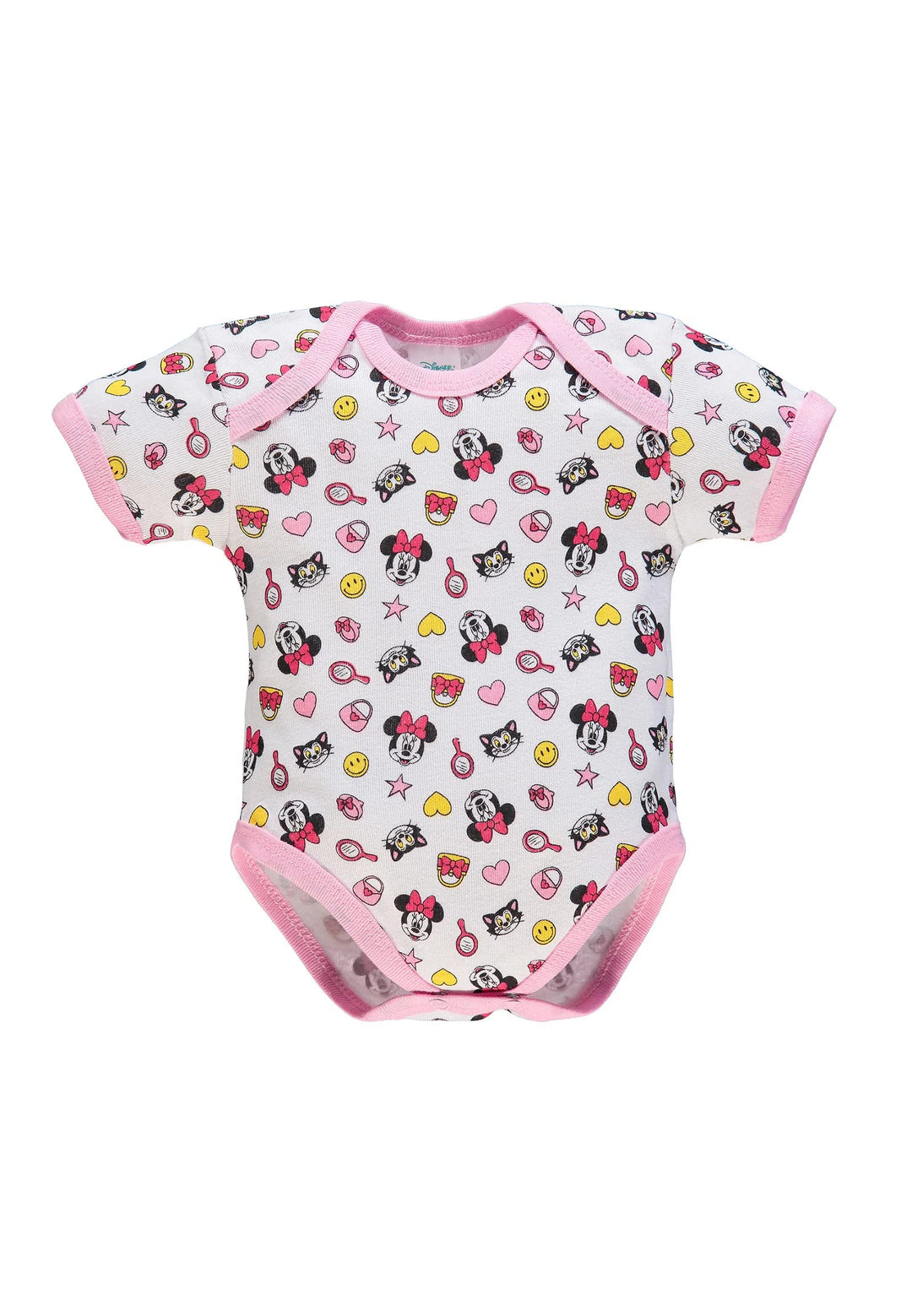 ELLEPI Body Disney Mezza Manica Neonato Cotone Minnie Topolino Confezione 2 Pz - Cassaniti