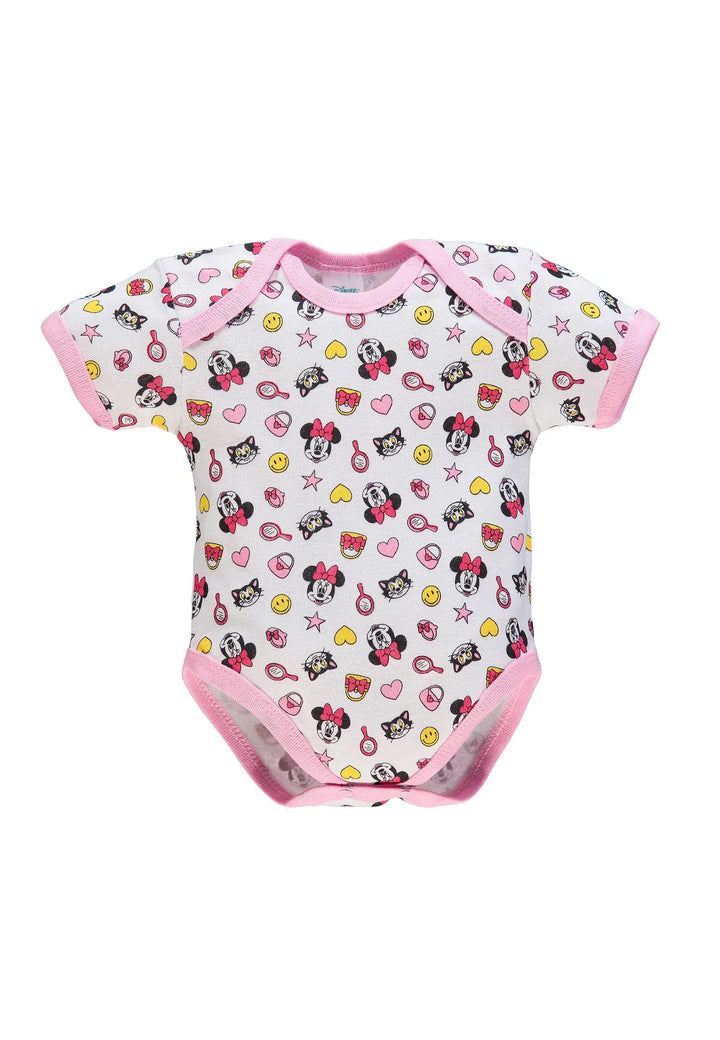 ELLEPI Body Disney Mezza Manica Neonato Cotone Minnie Topolino Confezione 2 Pz - Cassaniti