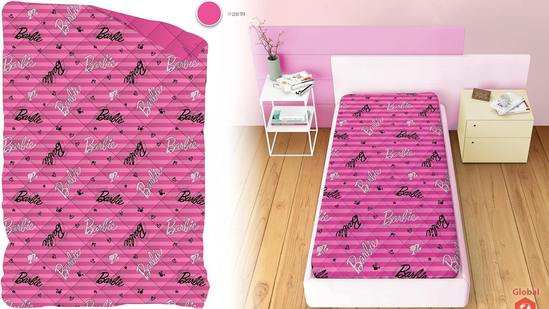 DISNEY-MARVEL Trapuntino una piazza bambina (170x250) BARBIE