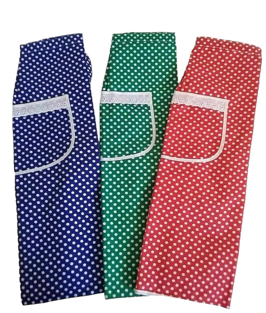 ALBERIGA Set 6/12 Pezzi grembiulino cucina con pettorina