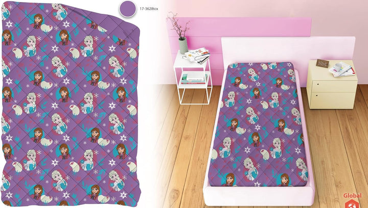 DISNEY-MARVEL Trapuntino una piazza bambina (170x250) FROZEN