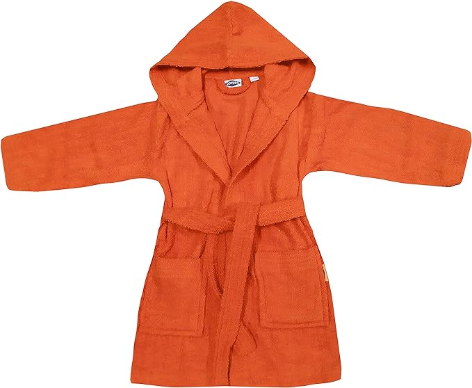 POMPEA Accappatoio Junior Ragazzo/Ragazza con Cappuccio