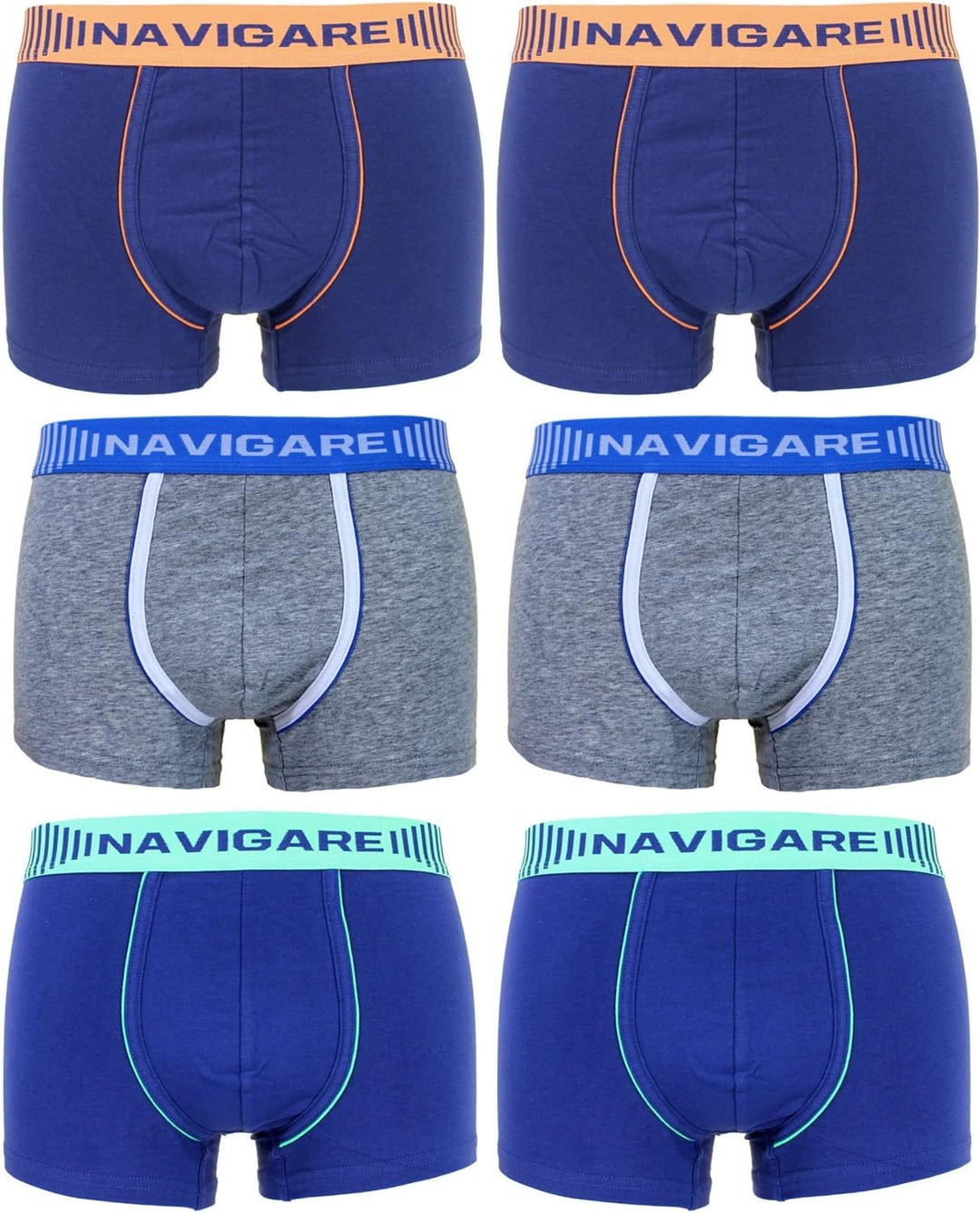 NAVIGARE 6 Boxer ragazzo fantasia moda da 3 a 16 anni - Cassaniti