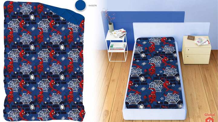 DISNEY-MARVEL Trapuntino una piazza bambino (170x250) SPIDER-MAN 2