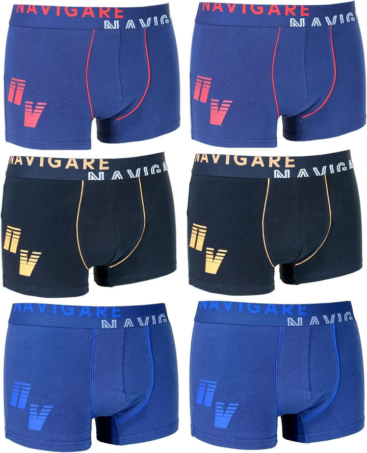 NAVIGARE 6 Boxer ragazzo fantasia moda da 3 a 16 anni - Cassaniti