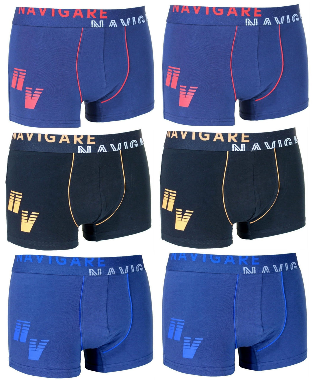 NAVIGARE 6 Boxer ragazzo fantasia moda da 3 a 16 anni - Cassaniti