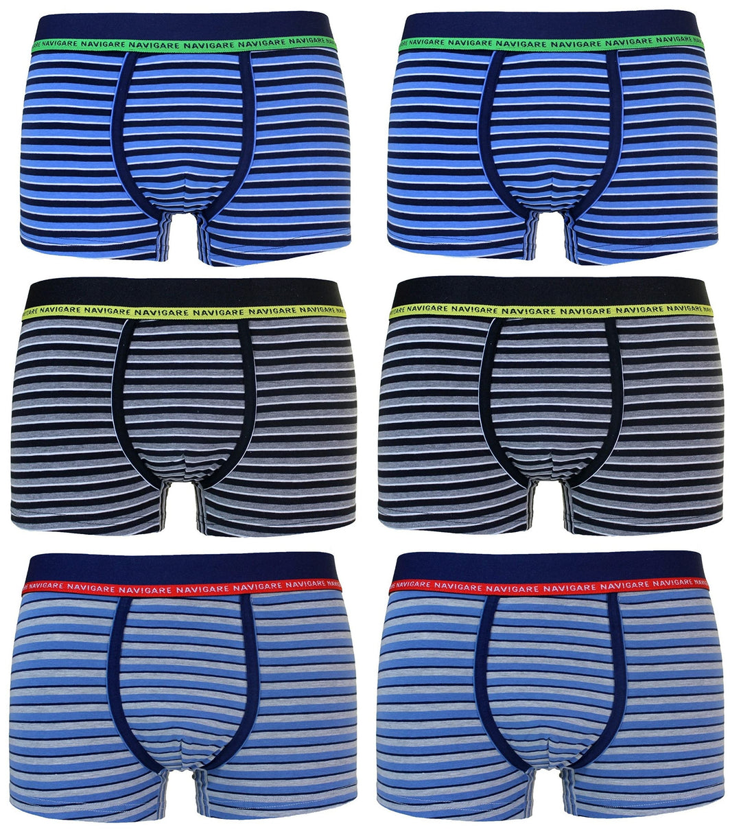 NAVIGARE 6 Boxer ragazzo fantasia moda da 3 a 16 anni - Cassaniti