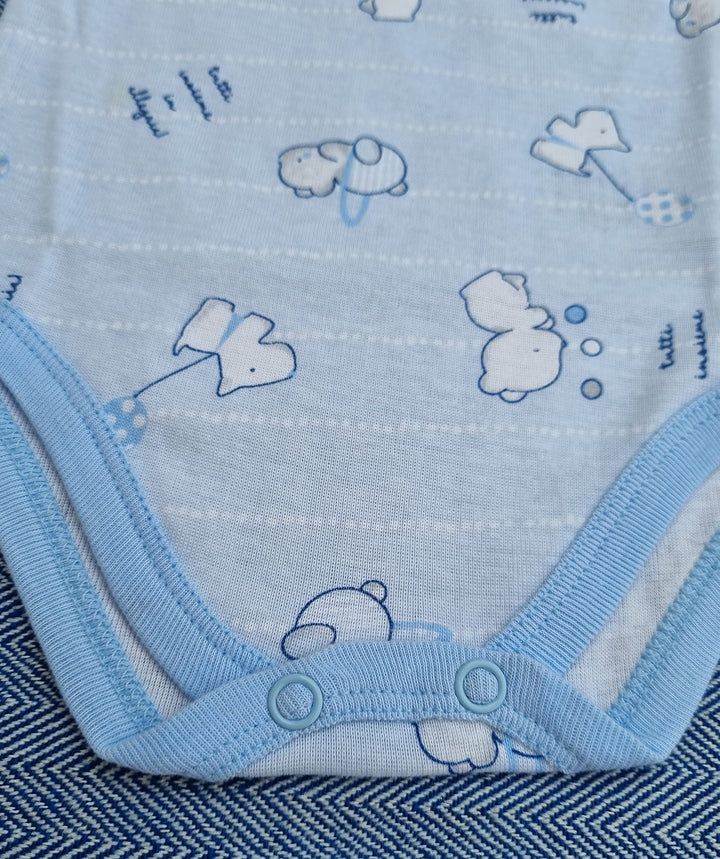 ELLEPI Body Spalla Larga Neonato Senza Maniche 100% Cotone, Confezione 2 Pz - Cassaniti