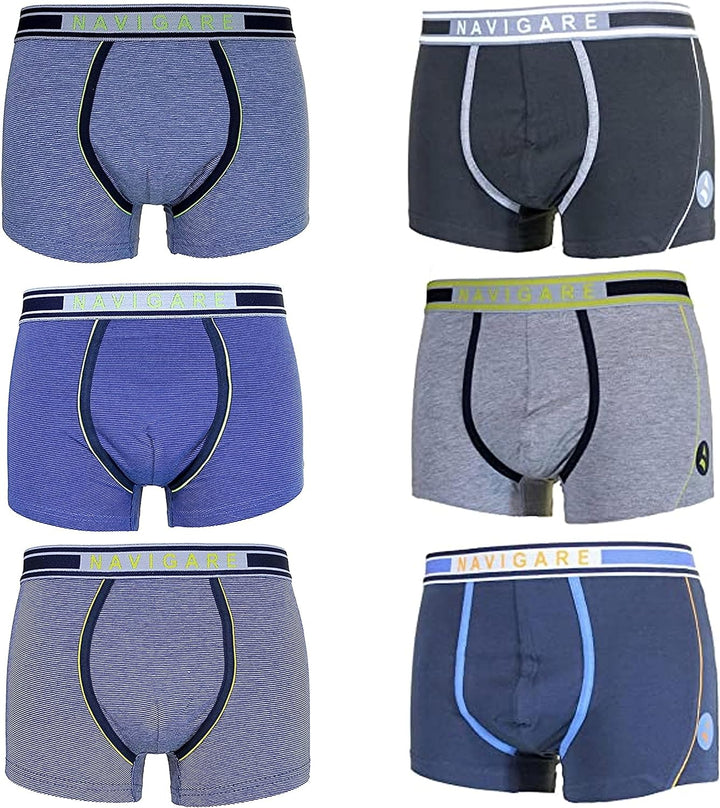 NAVIGARE 6 Boxer uomo fantasia moda - Cassaniti
