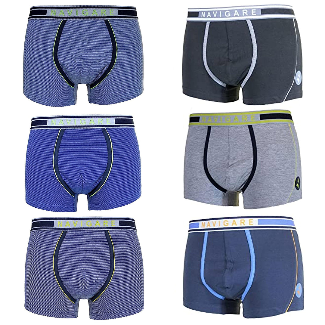 NAVIGARE 6 Boxer uomo fantasia moda - Cassaniti